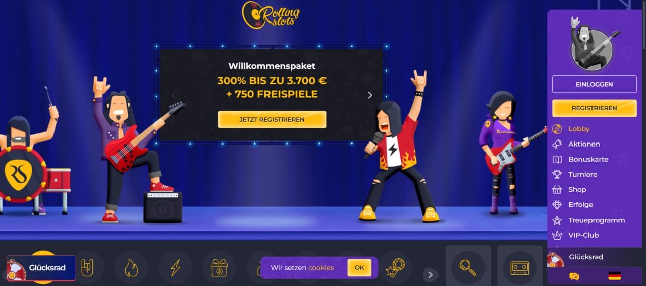 Rolling Slots Casino Schweiz